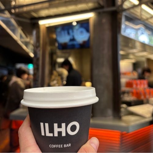 広蔵市場のコーヒーバーILHO